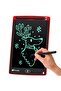 لوحة تابلت LCD للرسم مقاس 8.5 بوصة تتضمن قلمًا ومفتاح مسح (أحمر)