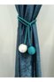 Two Ball Side Tie Backdrop Curtain Collection Apparatus Oil&Cream - 2