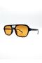 Bridge Black Orange Unisex Sunglasses - 2