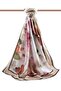 Women's Luxury Medina Silk Shawl Beige - Tan - 2