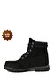 Genuine Leather Thermo Non-Slip Sole Black Nubuck Men's Boots(101 1101-m-3) - 4