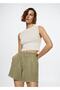 Cotton Linen Blend Shorts
