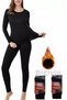 Women's Thermal Set Women's Thermal Underwear Set 2 Pieces Thermal Socks - 2