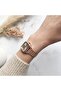Minimal Square Rose Silver Women Wrist watch - 3