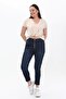 Women's Ankle Pants with Front Buttons - 6