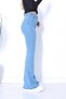 Noa Flare Flared Leg Jeans Light Blue Spanish Jeans High Waist Denim Pants - 3