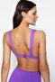 Mor Üçgen Cut Out Detaylı Bikini Üstü TBESS20BU0202 - 6