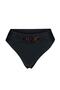 High Waist Normal Leg Bikini Bottom with Black Accessories TBESS23BA00115 - 7