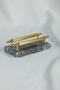 Napkin Holder Cappadocia Gold Real Marble, Metal Profile Handle - 2