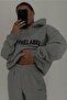 Women's Printed Oversize Tracksuit Set - 2