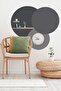 Female Bohemian Multicolor Circle Wall Sticker
