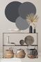 Female Bohemian Multicolor Circle Wall Sticker - 3