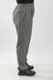 Large Size Winter Elastic Stamp Pants with Pockets - Smoked Lock Pattern - 5