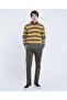 Men's Knitted Roundneck C.W.Wool Sweater - 4
