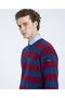 Men's Knitted Roundneck C.W.Wool Sweater - 3