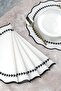 6 item(s) Embroidered Linen Placemat - Linen Placemat - 2