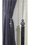 Curtain Accessory Set (Set of Three) 2 Pieces of Braçol and 1 Piece of Medium Pendant Lamp - 2