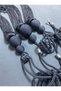 Curtain Accessory Set (Set of Three) 2 Pieces of Braçol and 1 Piece of Medium Pendant Lamp - 3