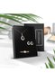 Black Jewelled Necklace Earrings Bracelet Jewelry Set Ps2715 - 2