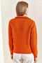 Women's Tile Zipper Turtleneck Oversize Knitwear Sweater 20223202 - 2