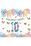 10 Year Old Birthday Set Butterfly Rainbow Unicorn Concept Macaron Balloon Chain