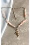 Rose Quartz Y2k Fairycore Natural Stone Necklace - 2
