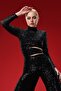 Black Sequined Waist Detailed Jumpsuit - 3