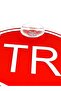 Custom-made Turkish Red Glass Ornament Plexiglass with Suction Cup Emblem for Label Makers - 2