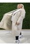 Women's Belted Stamp Coat Btkayndhds 8121 Black - 2