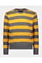 Men's Knitted Roundneck C.W.Wool Sweater - 5