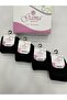 4 Pieces Genuine Lamb Wool Complete Towel Thick Winter Women's Thermal Booties - 3