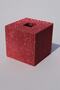 Square Napkin Holder Red Stone - 2