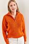 Women's Tile Zipper Turtleneck Oversize Knitwear Sweater 20223202