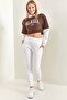 Women's Brown Hooded 3 Thread Raster Printed Top and Bottom Set 40111003