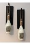 Copy - Stopper Fairy Led Lighted Black Wooden Glass Champagne Bottle Wall Sconce Set of 2 - 5