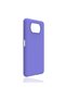 Xiaomi Poco X3 Piping Soft Silicone Case Purple + Nano Screen Protector