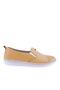 Woman comfort shoe mustard genuine leather 52432713