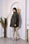 Women's Khaki Crop Bag Puffer that Turns into a Puffer Coat Bag - 7