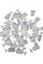 100 Machine Strut Plastic Curtain Buttons - 3