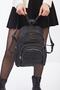 Women's Black Parachute Fabric Bag Cty-lbn-0410 - 4