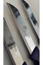 3-Piece Silvery Purple Fruit Knife Set with Bun Handle, Side Peeler and Serrated Chopping Knife - 3