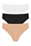 Women's Laser Cut High Waist Panties 3-Pack