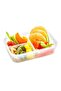 Rectangular 3 Compartment Storage Container Freshbox 1 Lt - 2