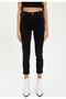 High Waist Vintage Slim Fit Trousers - 2