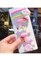 Glitter Sequin Rainbow Candy Fruit Colored Children's Baby Buckle Set