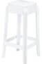 Fox Bar Taburesi 65cm Parlak Beyaz