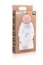 Gray Cloud Pattern Muslin Cloth Cover 120x120 cm + 4 Mouth Wipes - 2