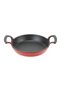 Cast Iron Saucepan with Round Handle - 16 Cm - Red - 2