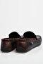 Men's Black Claret Red Rog Loafer Shoes - 4