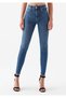 Indigo Tess Gold Women's Fading Blue Skinny High Waist Jeans Trousers (fitting) - 3